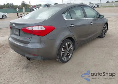 2014 Kia Forte Ex from USA, damaged, VIN KNAFX4A85E5053883